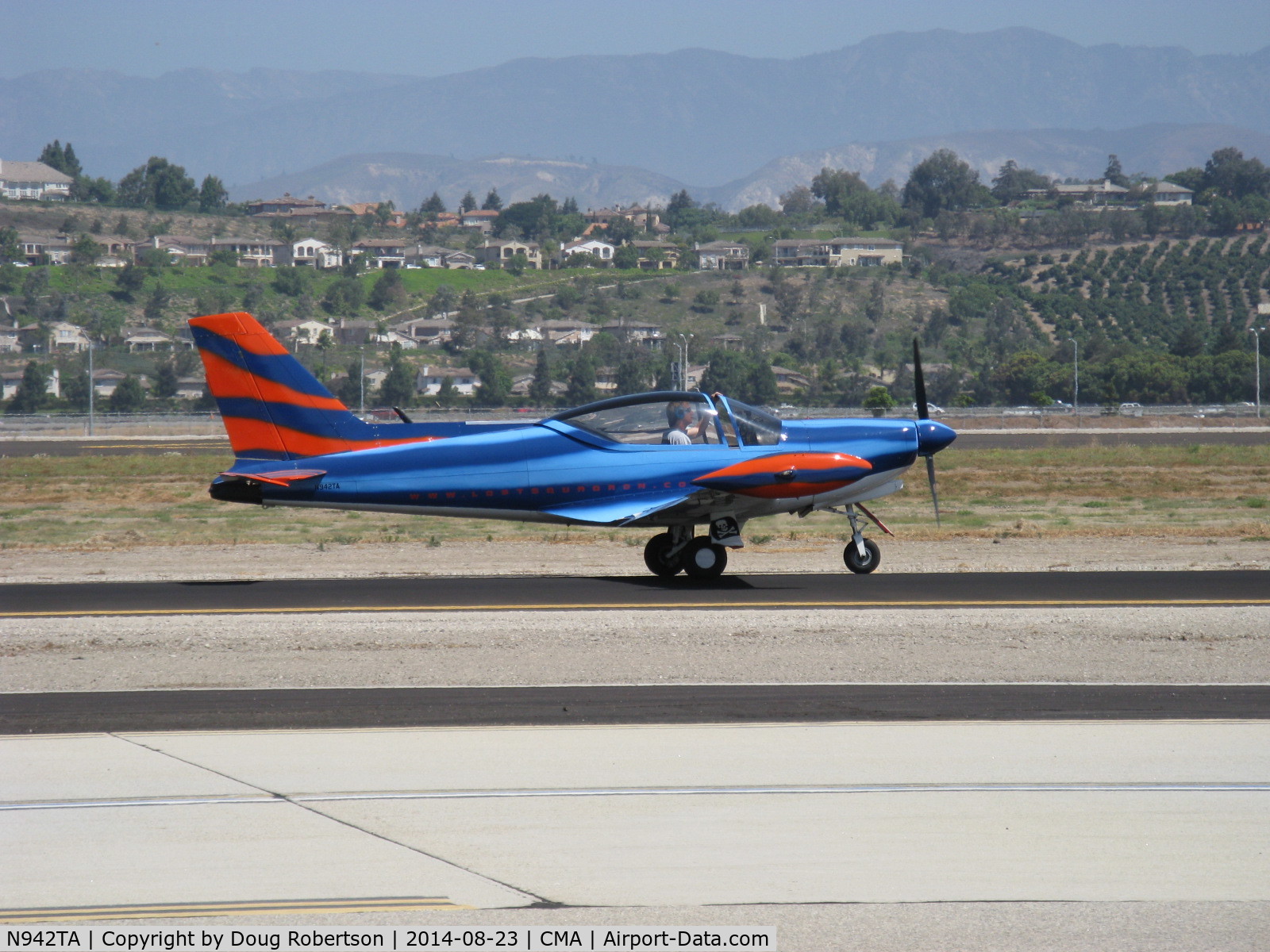 N942TA, 1971 SIAI-Marchetti F-260B C/N 11-11, 1971 SIAI-MARCHETTI F.260B, Lycoming IO-540 260 Hp, Experimental class, taxi