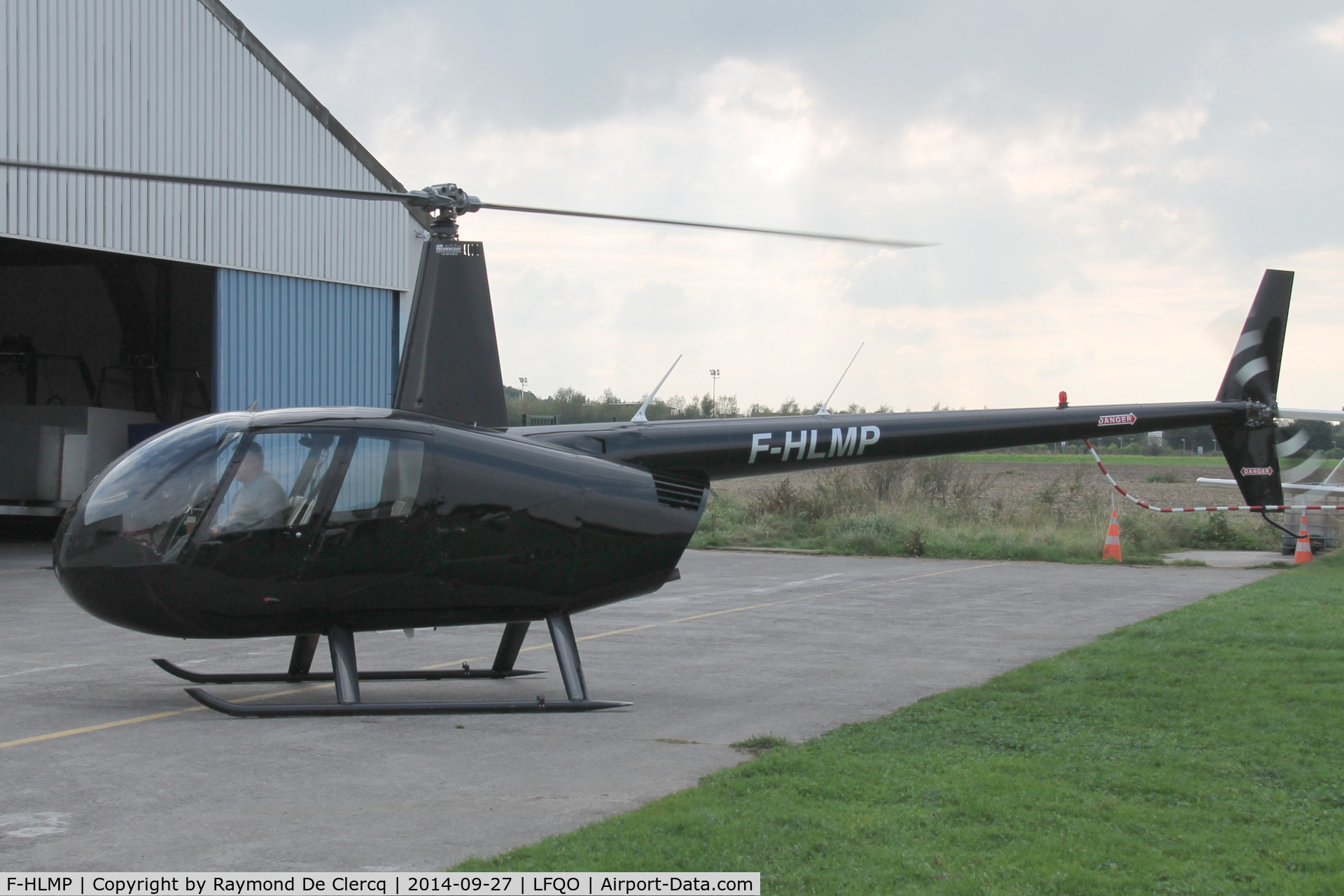 F-HLMP, 2007 Robinson R44 C/N 1750, At Bondues on 27-9-2014.
