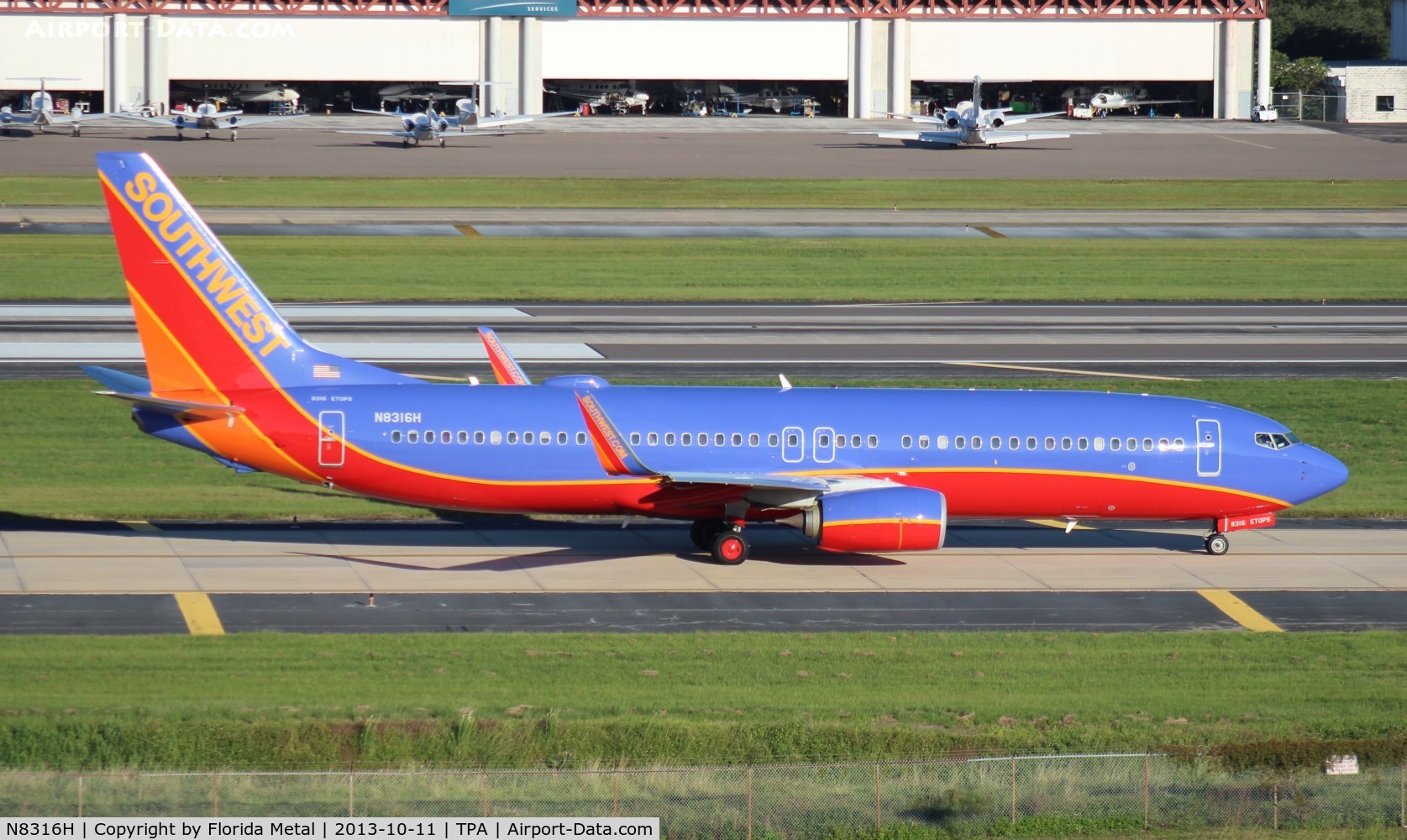 N8316H, 2012 Boeing 737-8H4 C/N 36684, Southwest