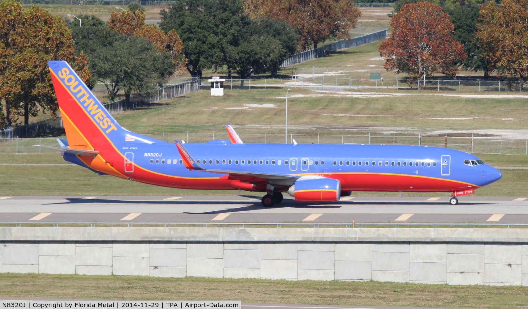 N8320J, 2012 Boeing 737-8H4 C/N 36686, Southwest