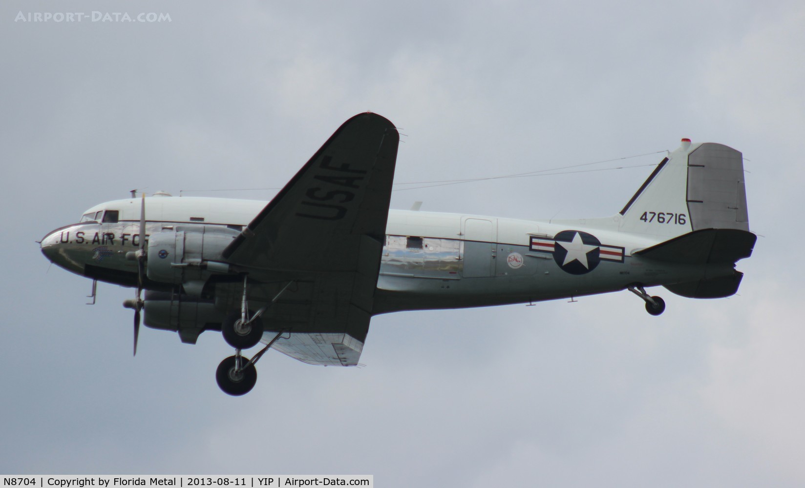 N8704, 1944 Douglas DC3C-S4C4G (TC-47B-30-DK) C/N 33048, Yankee Dooble Dandy