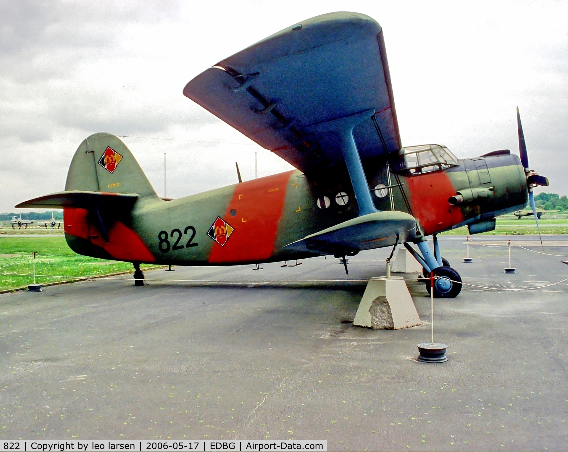 822, 1962 Antonov An-2T C/N 117047312, Berlin Gatow 17.5.06