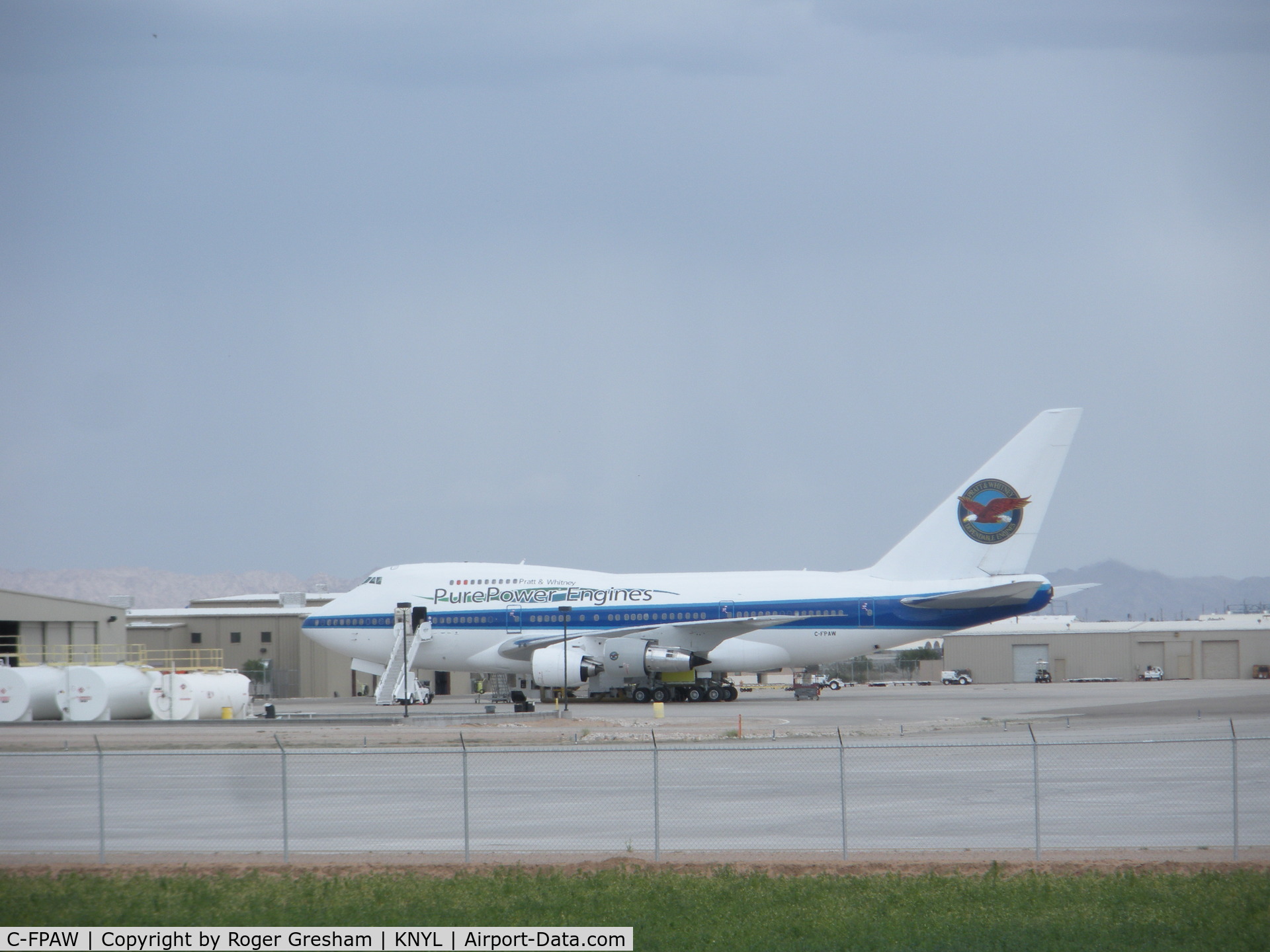 C-FPAW, 1980 Boeing 747SP-J6 C/N 21934, taken at Yuma Intl Airport  march 2015