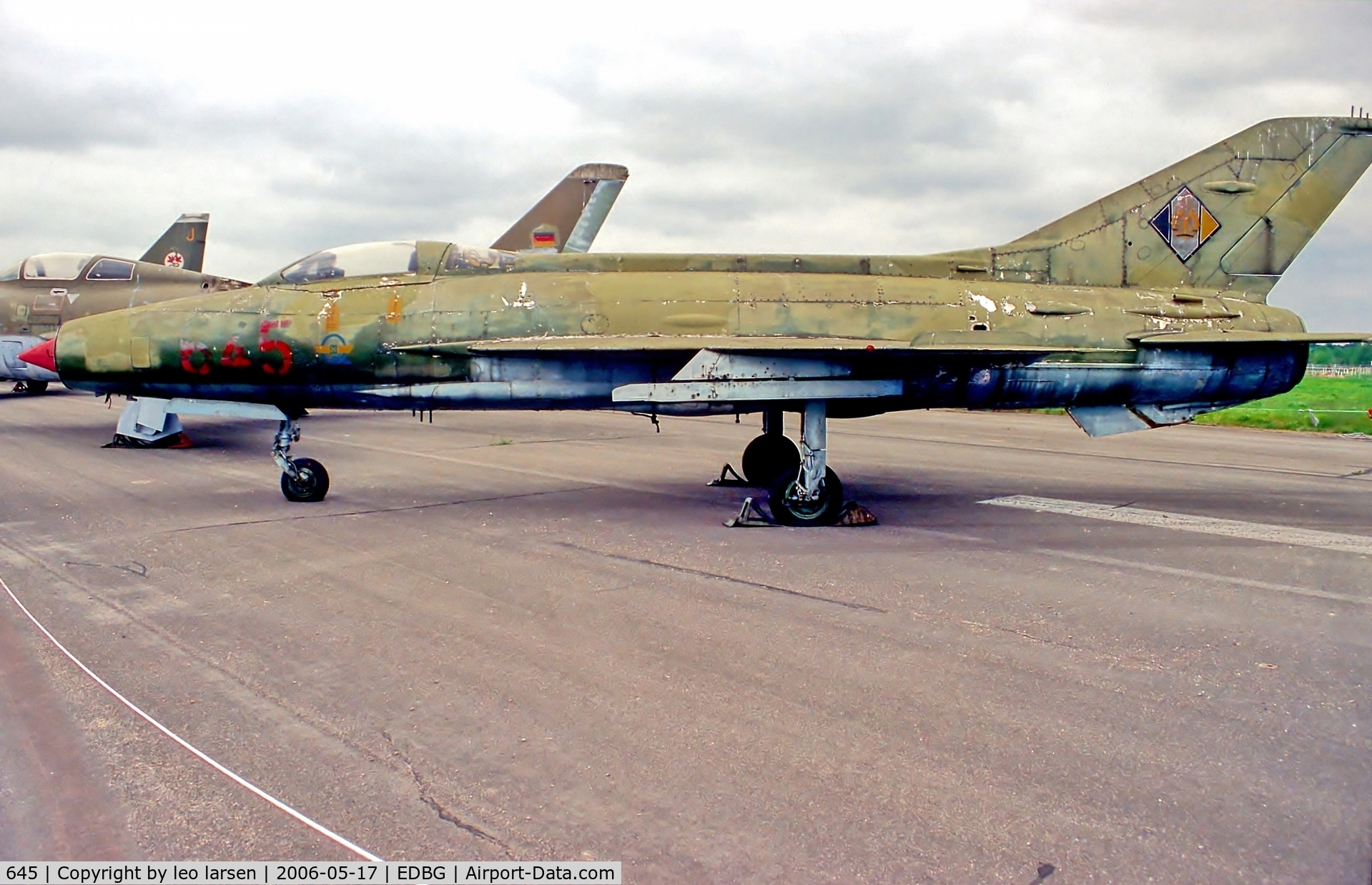 645, Mikoyan-Gurevich MiG-21F-13 C/N 741924, Berlin Gatow 17.5.06