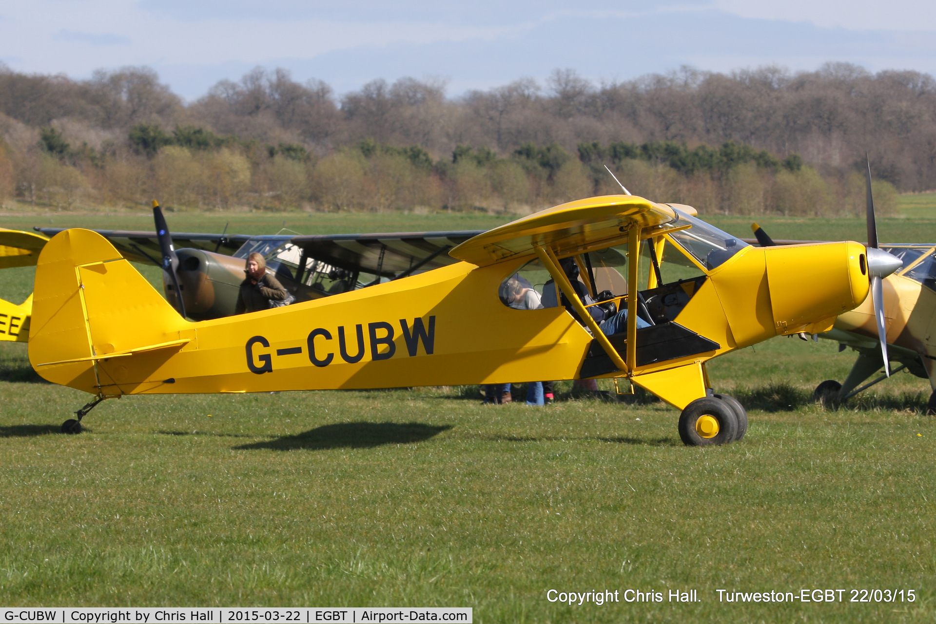 G-CUBW, 2005 Wag-Aero CUBy Acro Trainer C/N PFA 108-13581, at the Vintage Aircraft Club spring rally