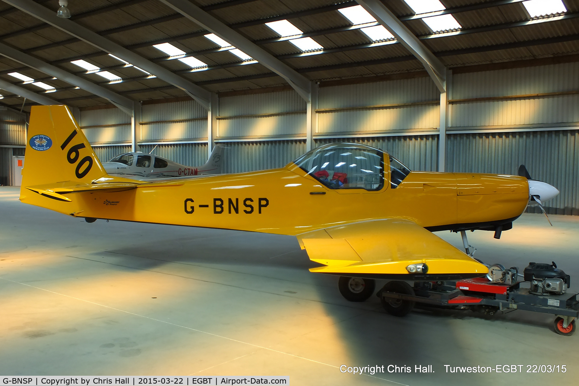 G-BNSP, 1987 Slingsby T-67M Firefly Mk2 C/N 2044, at the Vintage Aircraft Club spring rally