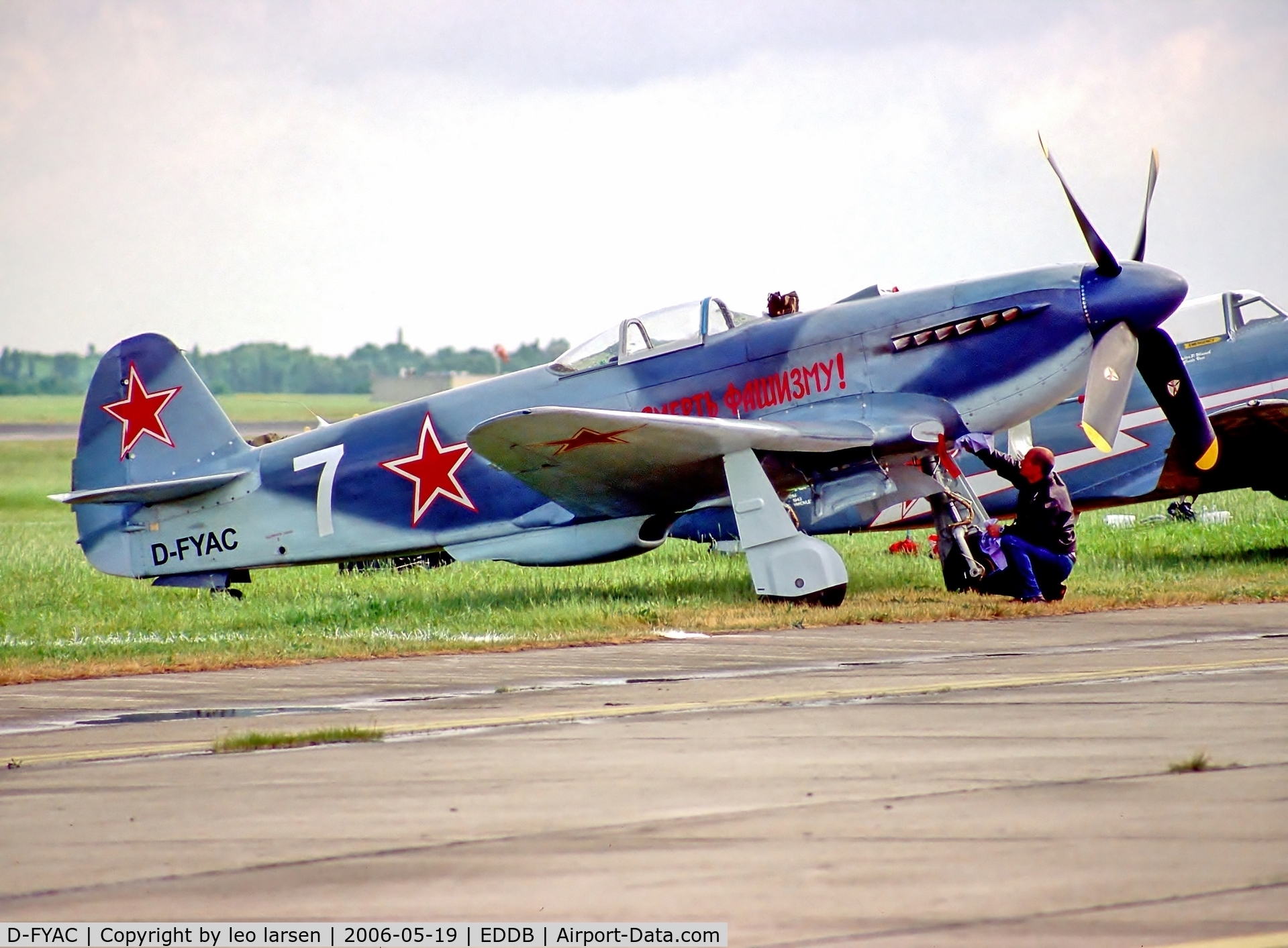 D-FYAC, 1946 Yakovlev Yak-3UA C/N 470109, Berlin Air Show 19.5.06