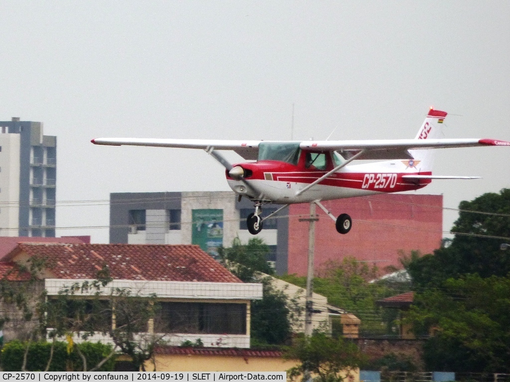 CP-2570, 1982 Cessna 152 C/N 15285495, Training take-off and landing