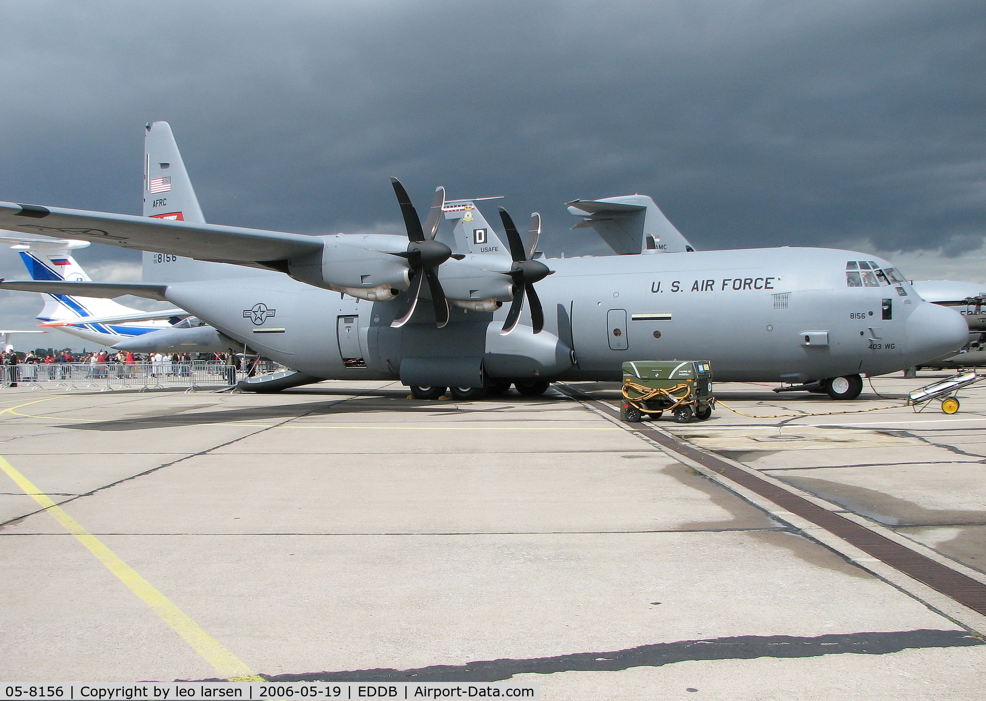 05-8156, 2005 Lockheed Martin C-130J-30 Super Hercules C/N 382-5571, Berlin Air Show 19.5.06