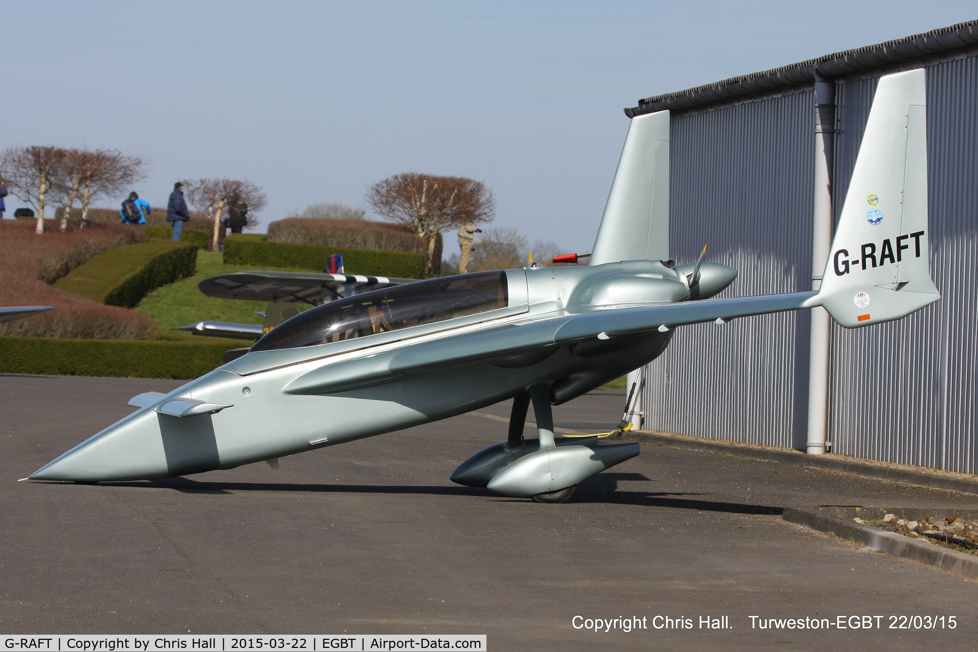 G-RAFT, 1983 Rutan Long-EZ C/N PFA 074A-10734, at the Vintage Aircraft Club spring rally