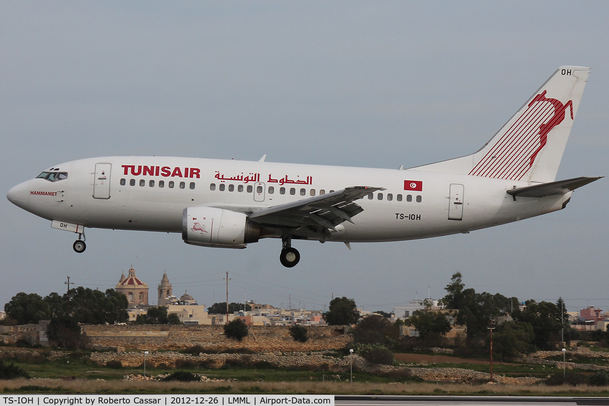 TS-IOH, 1993 Boeing 737-5H3 C/N 26640, Runway 31