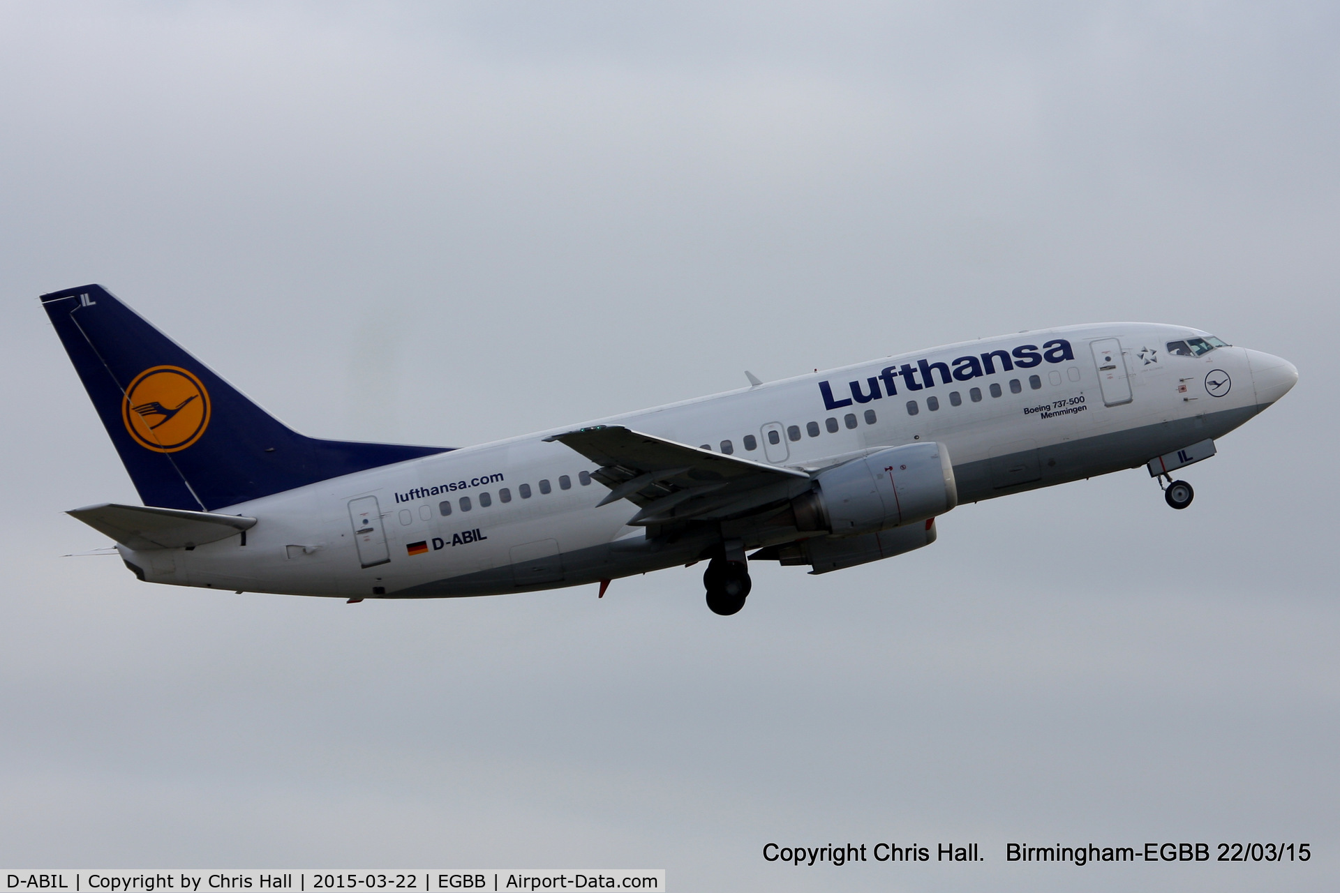 D-ABIL, 1991 Boeing 737-530 C/N 24824, Lufthansa