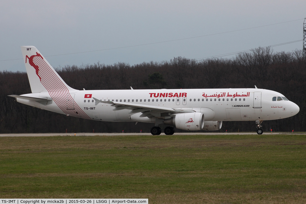 TS-IMT, 2012 Airbus A320-214 C/N 5204, Taxiing