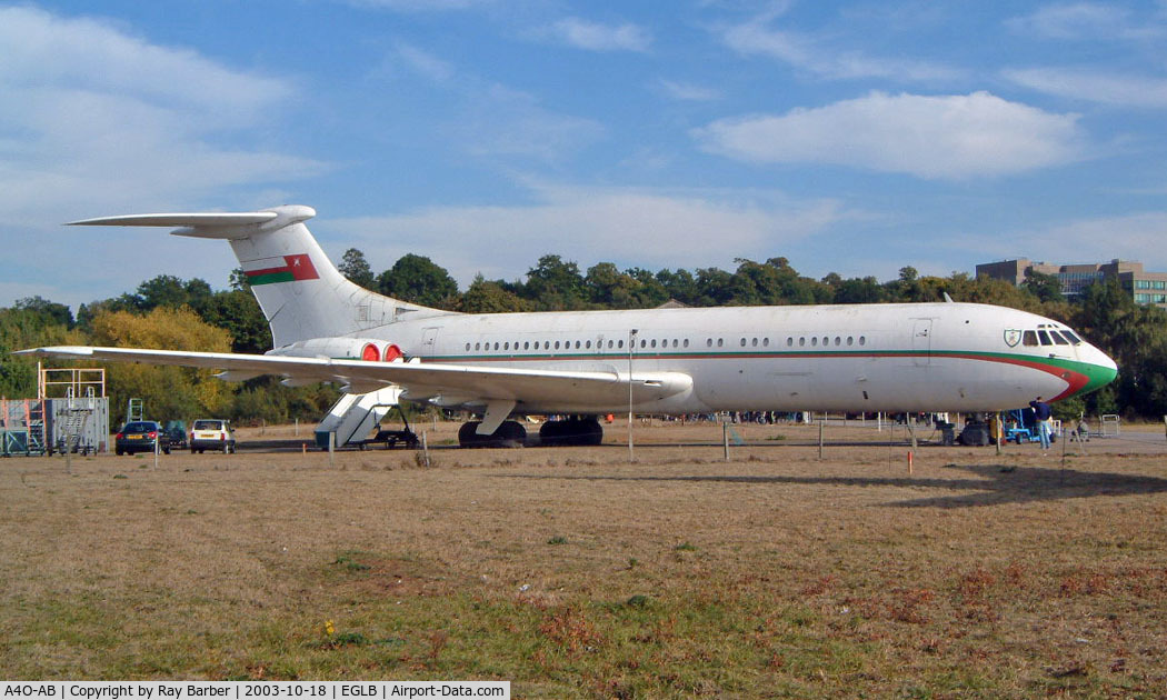 A4O-AB, 1963 Vickers VC10 Srs 1103 C/N 820, Vickers VC-10 1103 [820] Brooklands Museum~G 18/10/2003