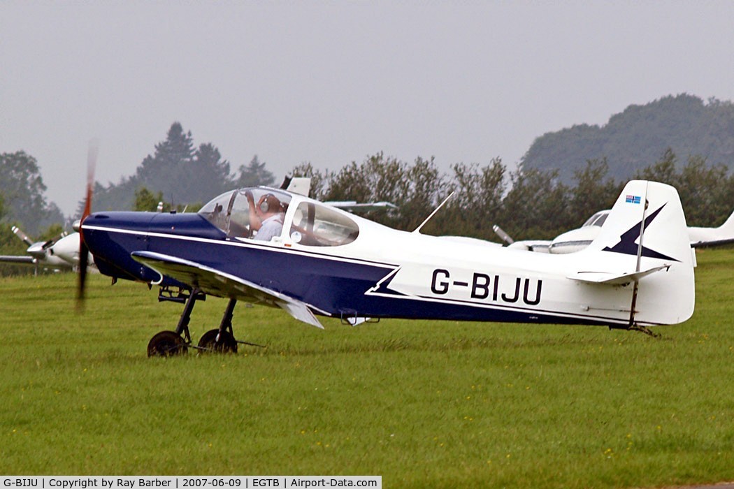 G-BIJU, 1957 Piel CP-301A Emeraude C/N 221, Menavia CP.301A Emeraude [221] Booker~G 09/06/2007