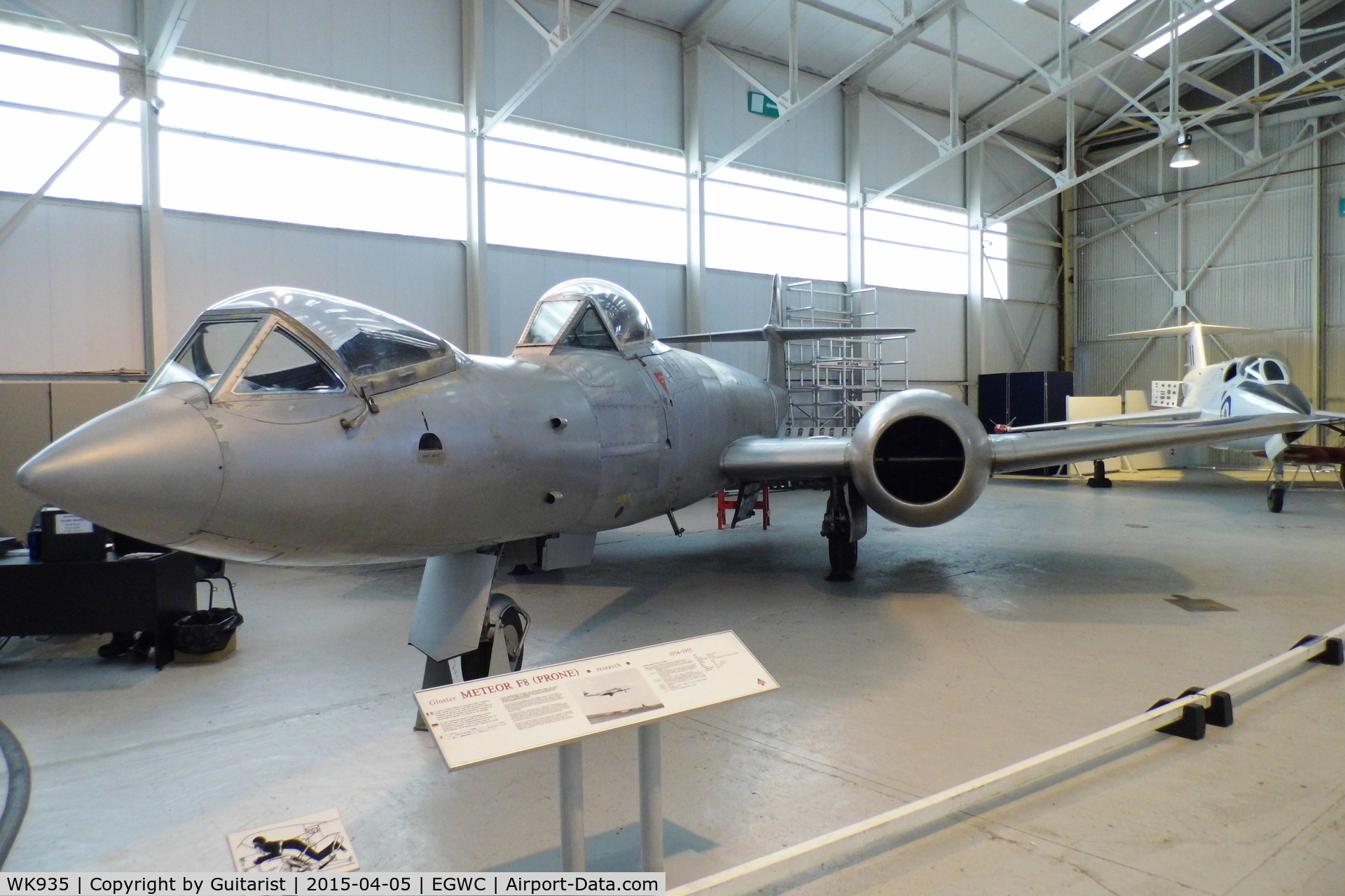 WK935, Gloster Meteor F.8(Mod) C/N Not found WK935, Cosford Air Museum