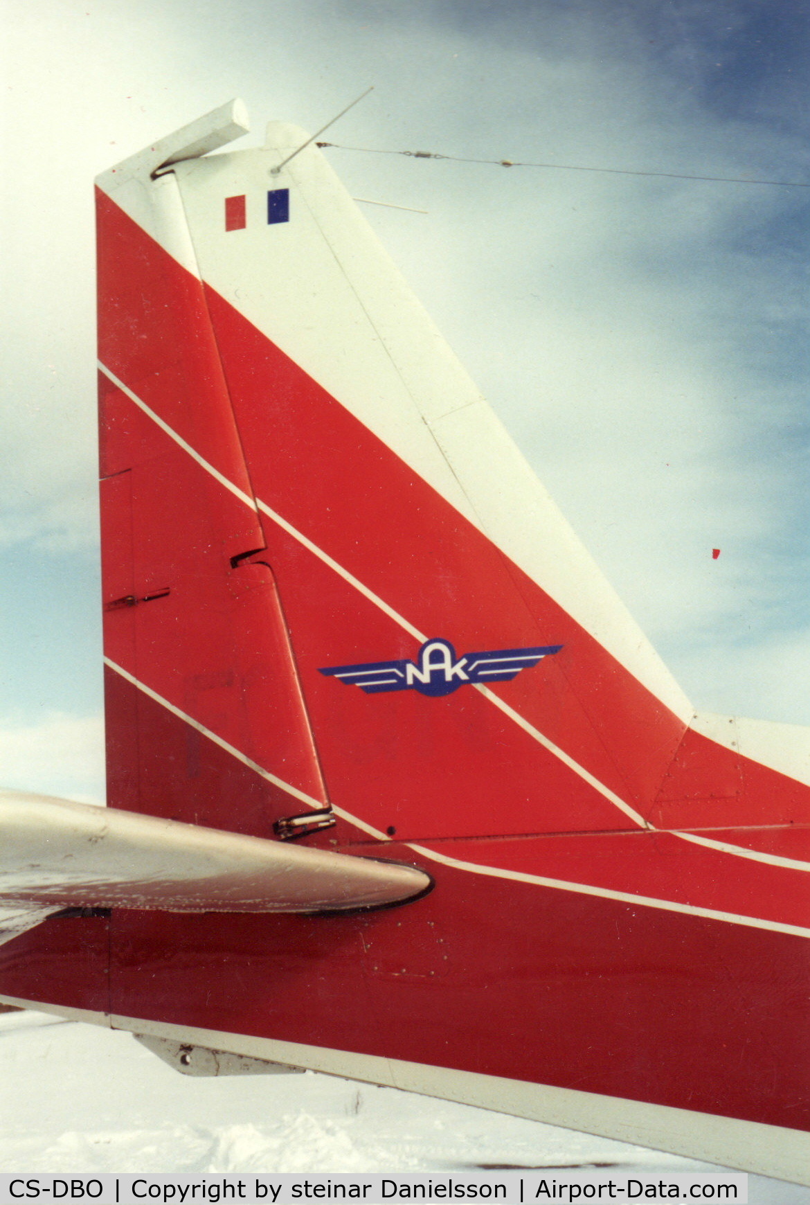 CS-DBO, 1973 Britten-Norman BN-2A-20 Islander C/N 352, LN-FSK (FallSkjermKlubb (Parachuteclub) Before it was sold to Portugal