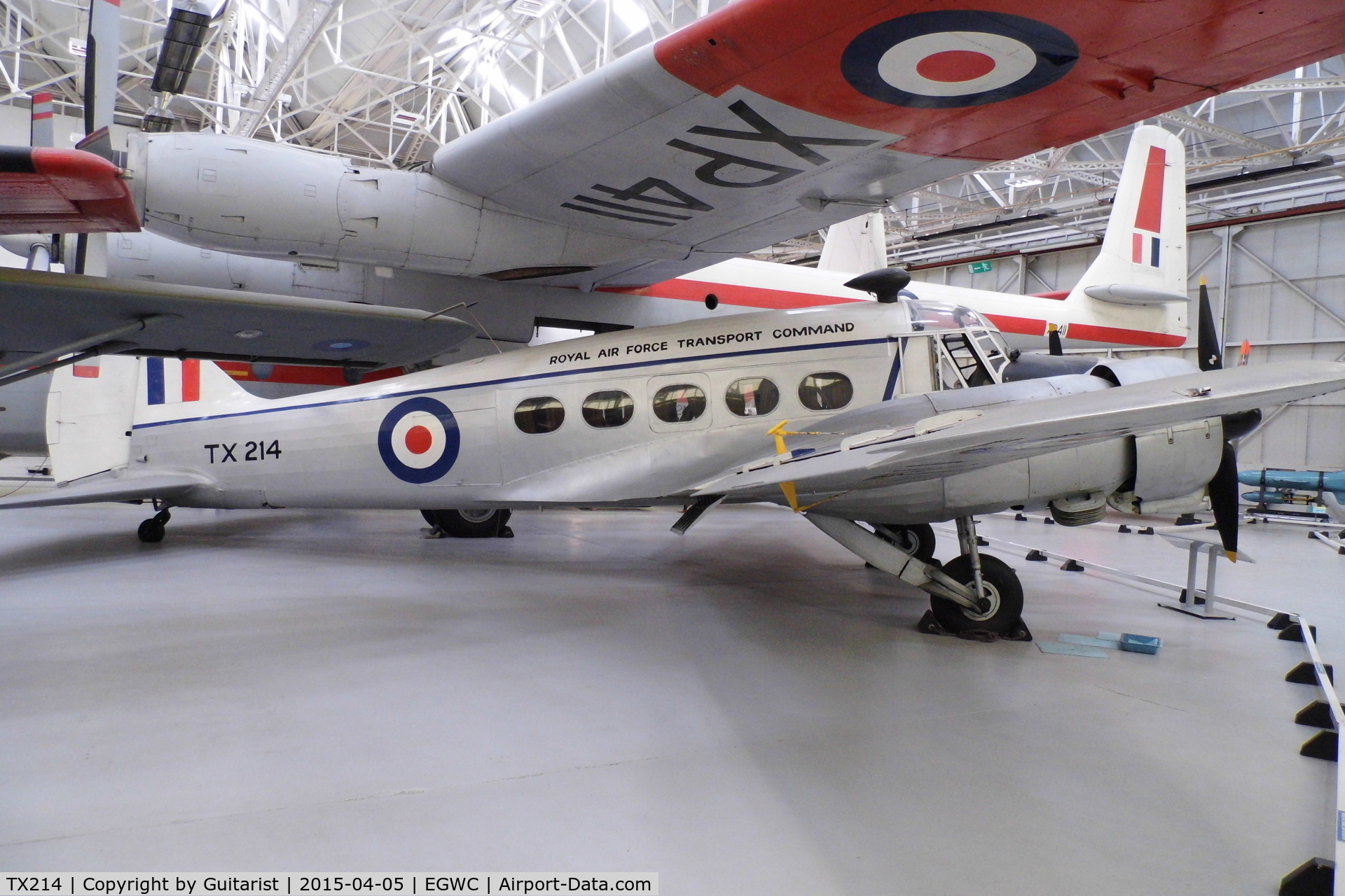 TX214, Avro 652A Anson C.19 C/N 33786, Cosford Air Museum