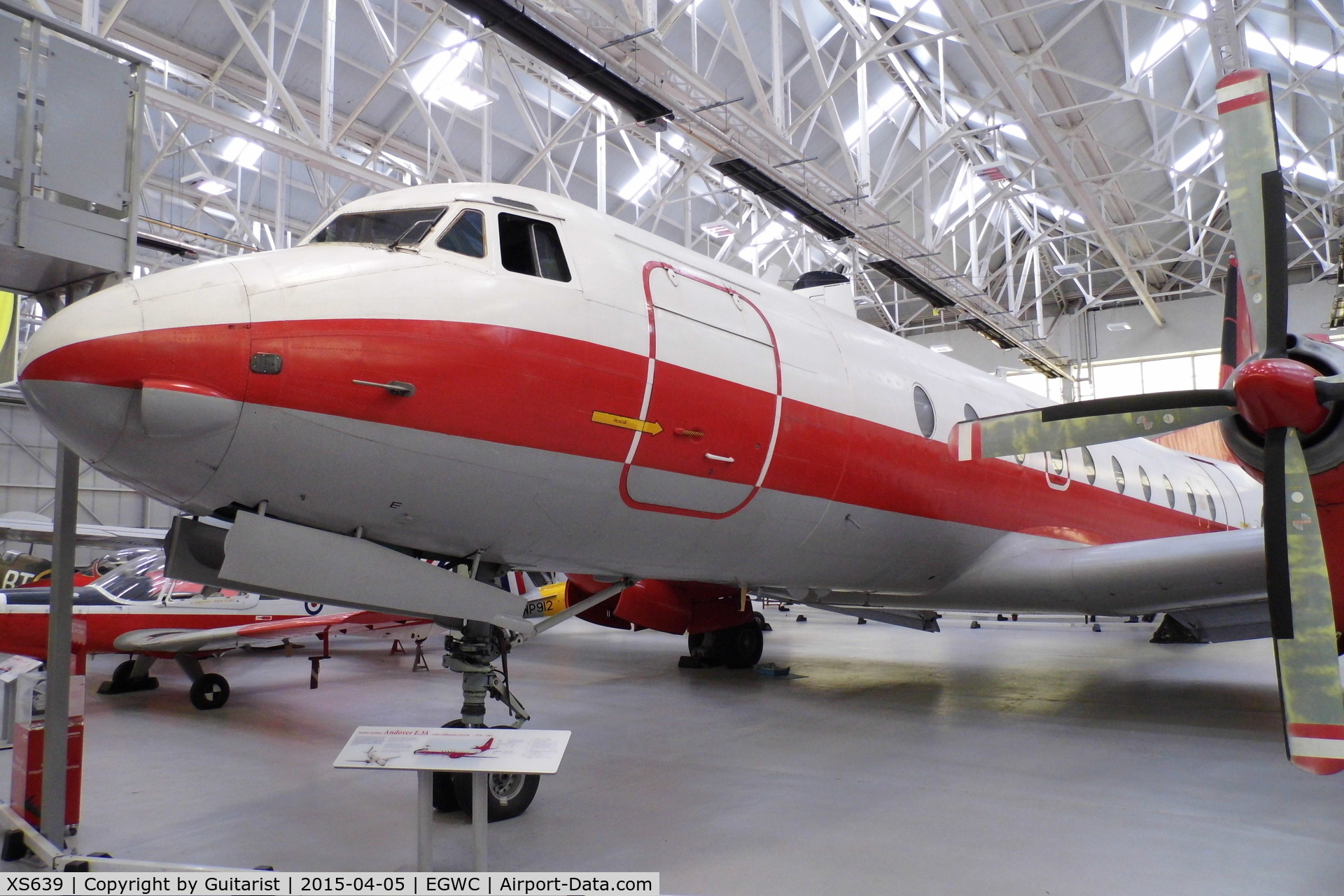 XS639, 1967 Hawker Siddeley HS-780 Andover E3A C/N Set23/BN23, Cosford Air Museum