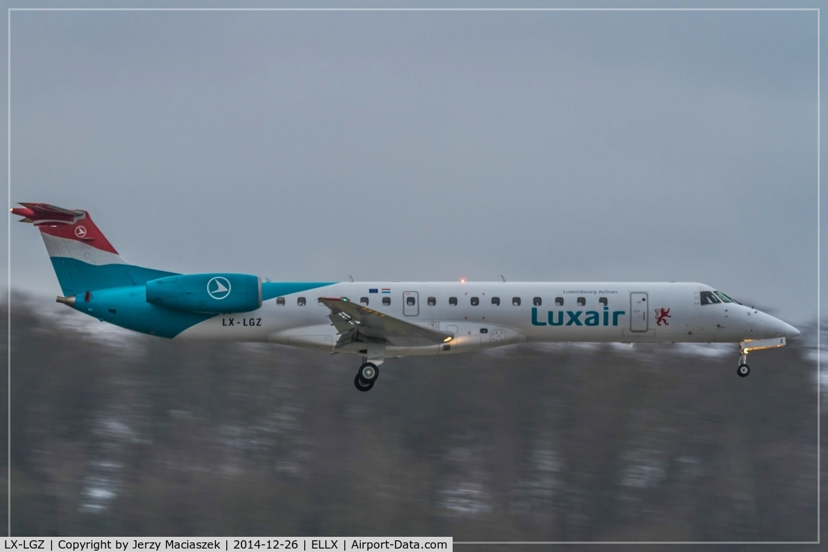 LX-LGZ, 2000 Embraer EMB-145LU (ERJ-145LU) C/N 145258, Embraer EMB-145LU