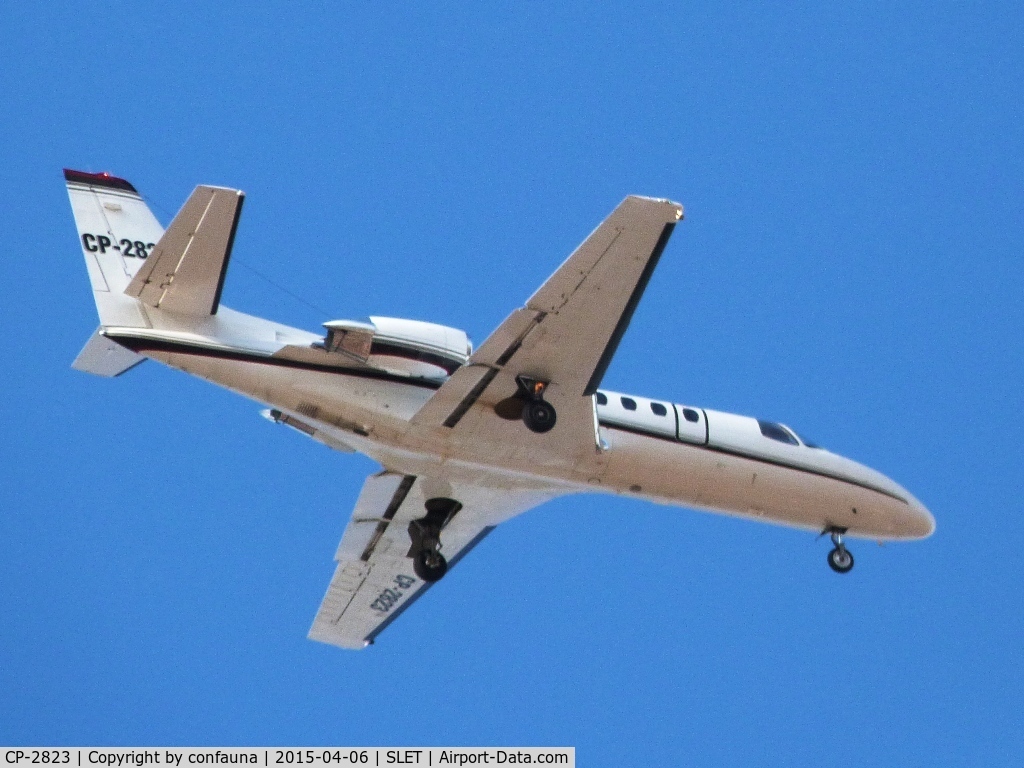 CP-2823, 1997 Cessna 560 Citation Ultra C/N 560-0451, Arriving to El Trompillo