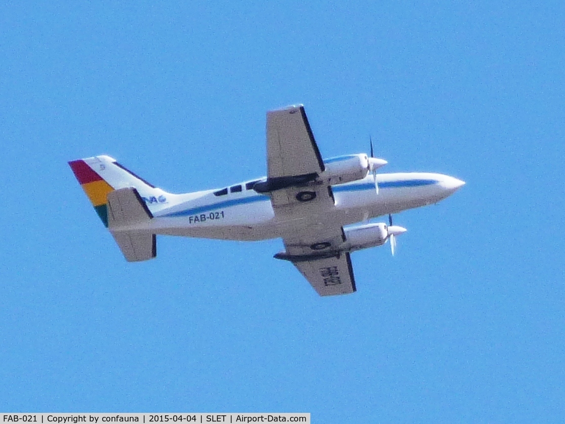 FAB-021, Cessna 402C C/N 402C0614, Leaving El Trompillo
