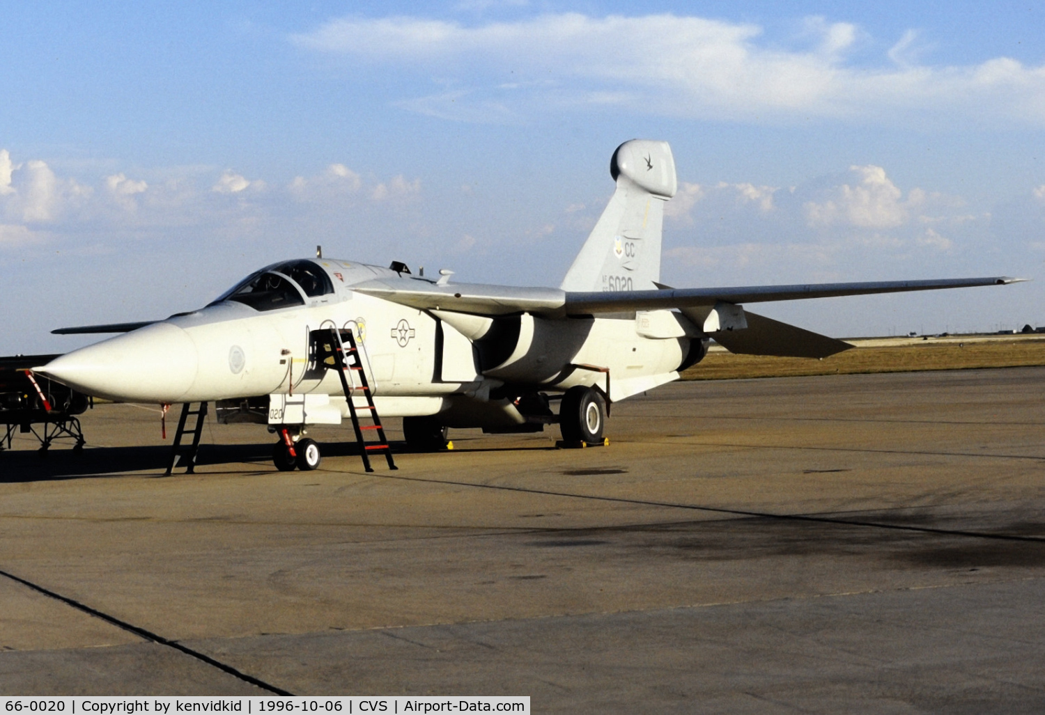 66-0020, General Dynamics EF-111A Raven C/N EF-05, Copied from slide.