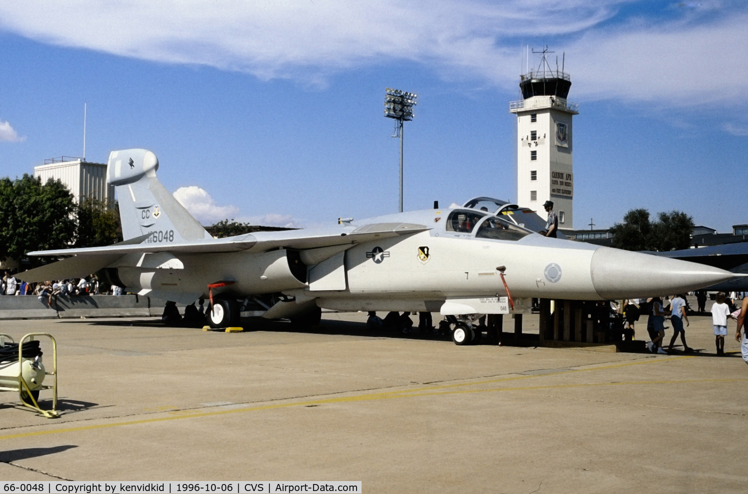 66-0048, 1966 General Dynamics EF-111A Raven C/N EF-29, Copied from slide.