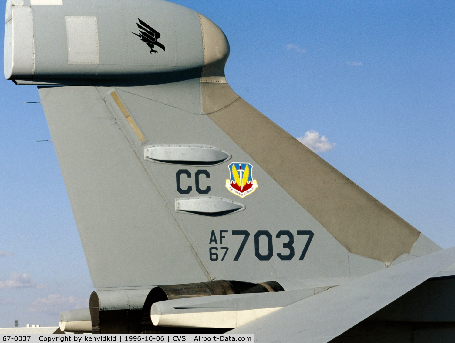 67-0037, General Dynamics EF-111A Raven C/N EF-31, Copied from slide.
