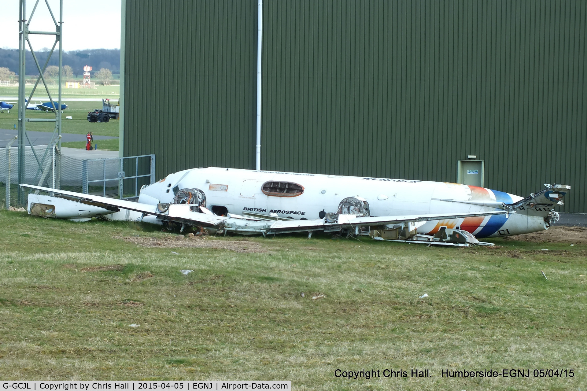 G-GCJL, 1991 British Aerospace Jetstream 41 C/N 41001, remains of the prototype Jetstream 41