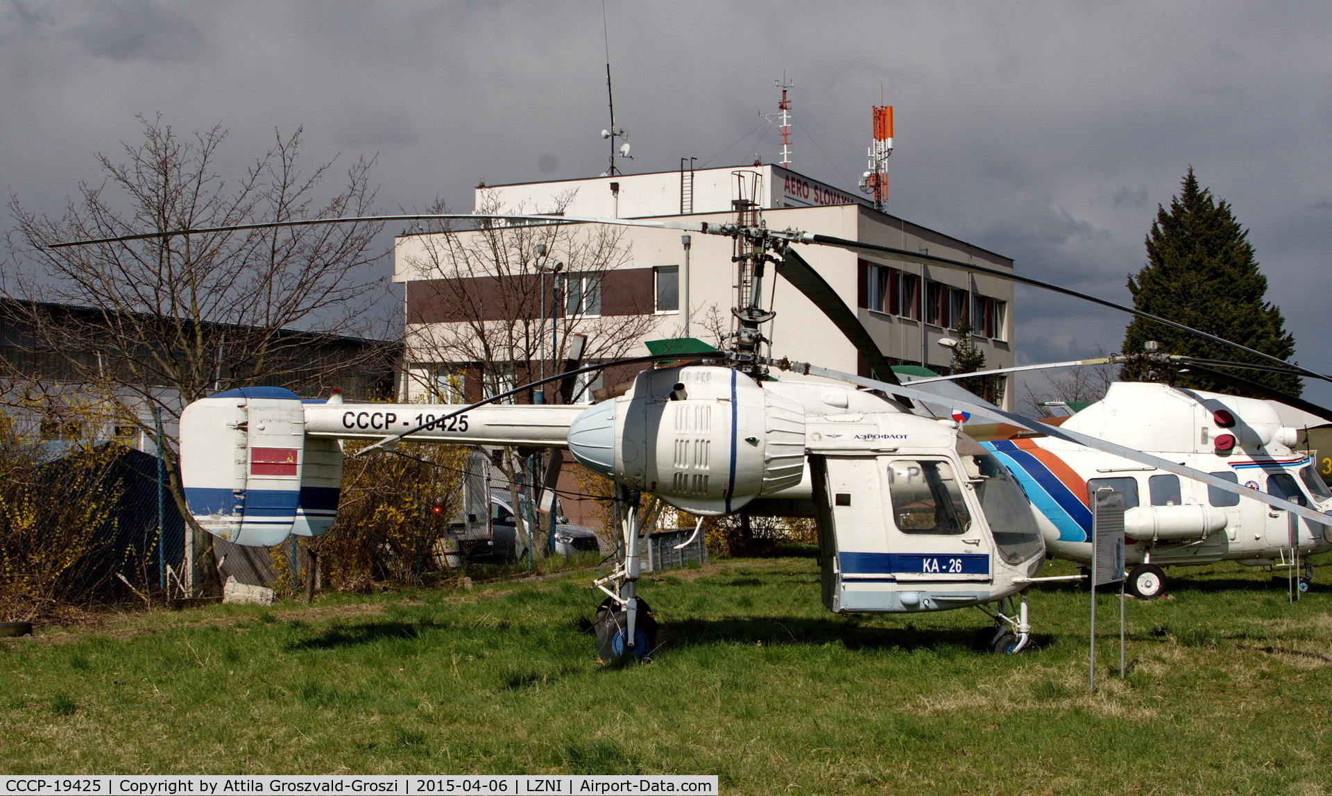 CCCP-19425, 1974 Kamov Ka-26 Hoodlum C/N 7404420, Nitra Janikovce Airport