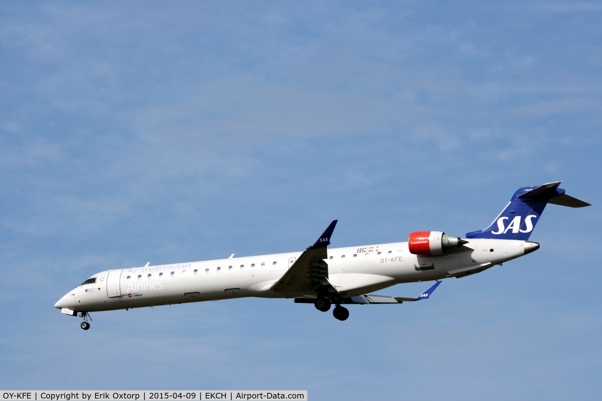 OY-KFE, 2009 Bombardier CRJ-900ER (CL-600-2D24) C/N 15224, OY-KFE now with the 