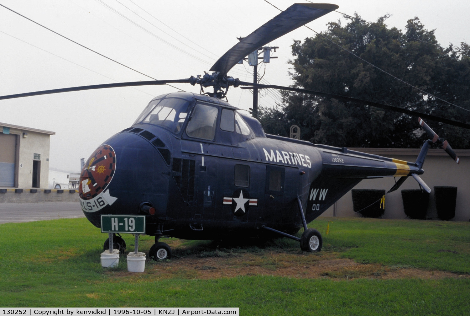130252, 1953 Sikorsky HRS-3 (CH-19E) Chickasaw C/N 55-408, Copied from slide.
