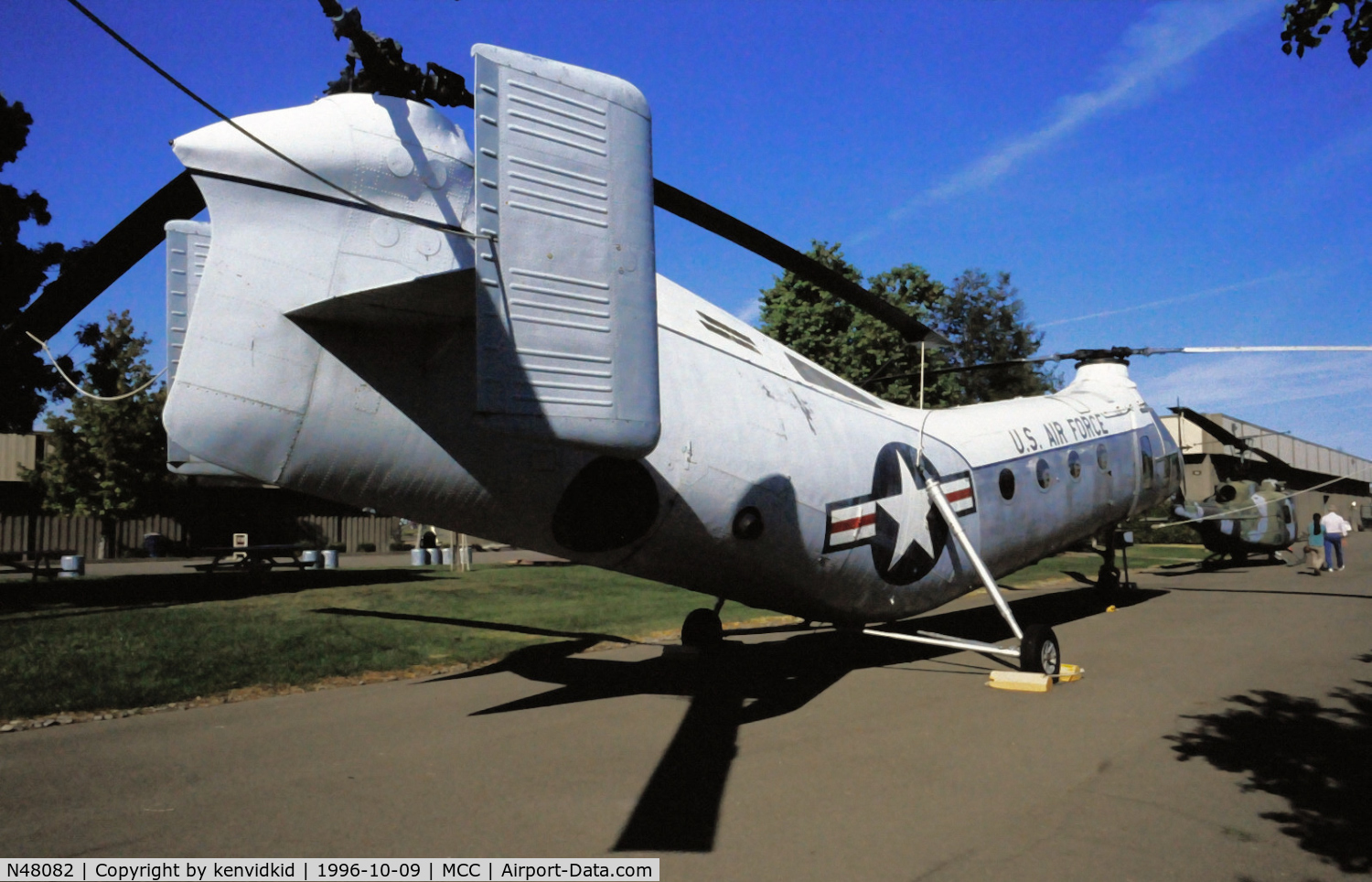 N48082, Vertol CH-21C Shawnee C/N C.6, Copied from slide.