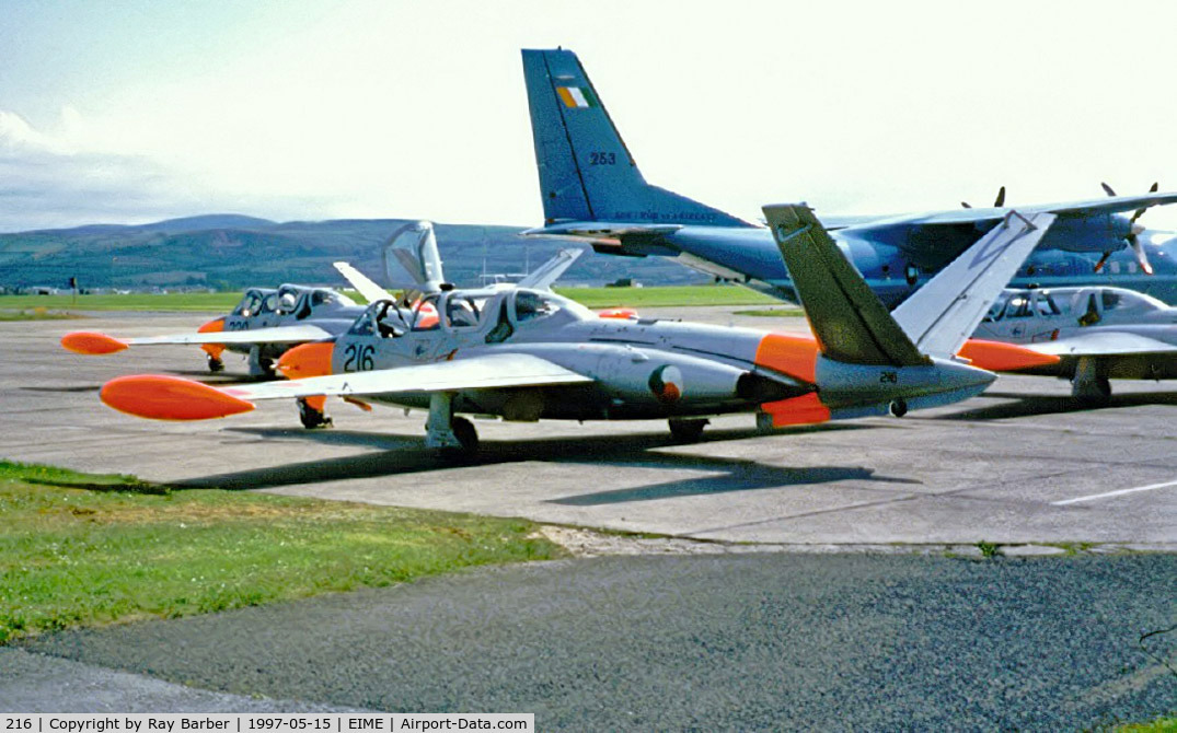 216, Fouga CM-170R Magister C/N 216, Fouga CM-170R Magister [358] (Irish Air Corps) Casement-Baldonnel~EI 15/05/1997