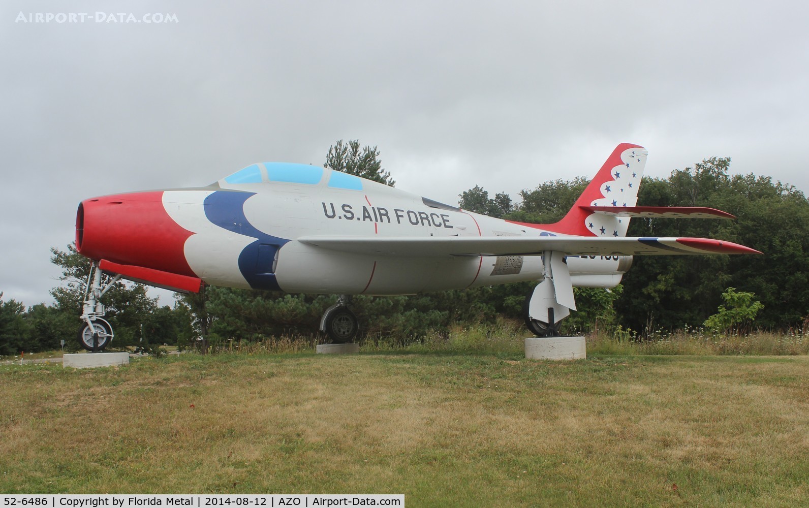 52-6486, 1952 Republic F-84F-35-RE Thunderstreak C/N Not found 52-6486, F-8$F