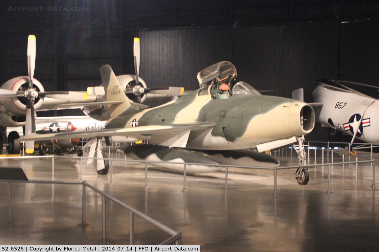 52-6526, 1952 Republic F-84F-40-RE Thunderstreak C/N Not found 52-6526, F-84F