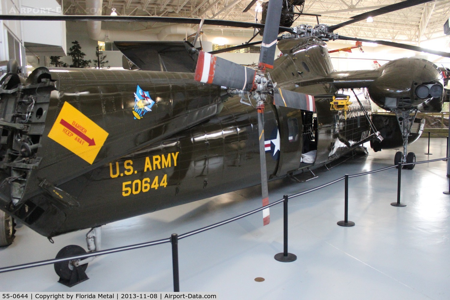 55-0644, 1955 Sikorsky CH-37B Mojave (S-56) C/N 56-031, H-37 Mojave at Army Aviation Museum