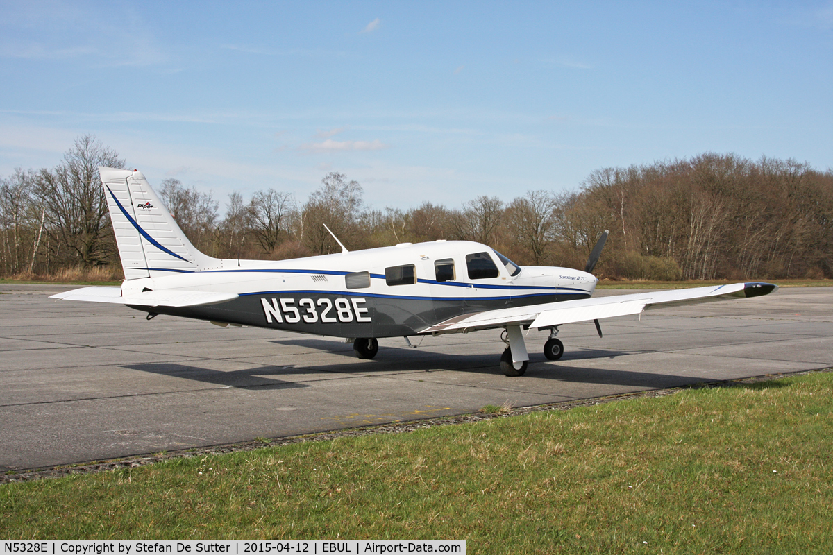 N5328E, 2001 Piper PA-32R-301T Turbo Saratoga C/N 3257256, @ EBUL.