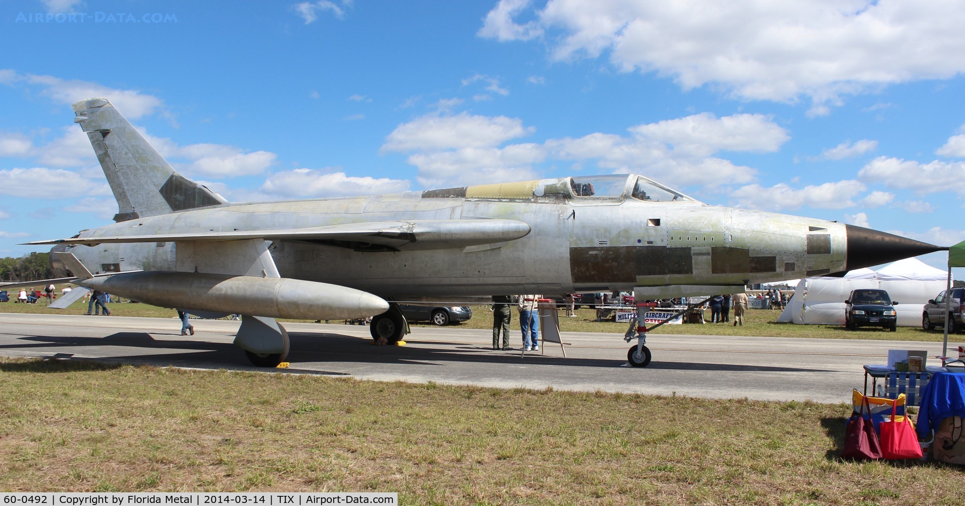 60-0492, 1960 Republic F-105D Thunderchief C/N D180, F-105D