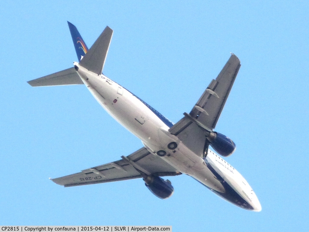 CP2815, 1998 Boeing 737-300 C/N 28738, BOA approaching Viru Viru