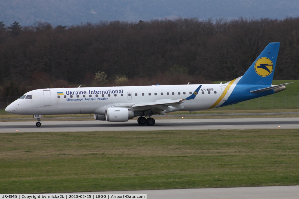 UR-EMB, 2012 Embraer 190STD (ERJ-190-100) C/N 19000501, Landing