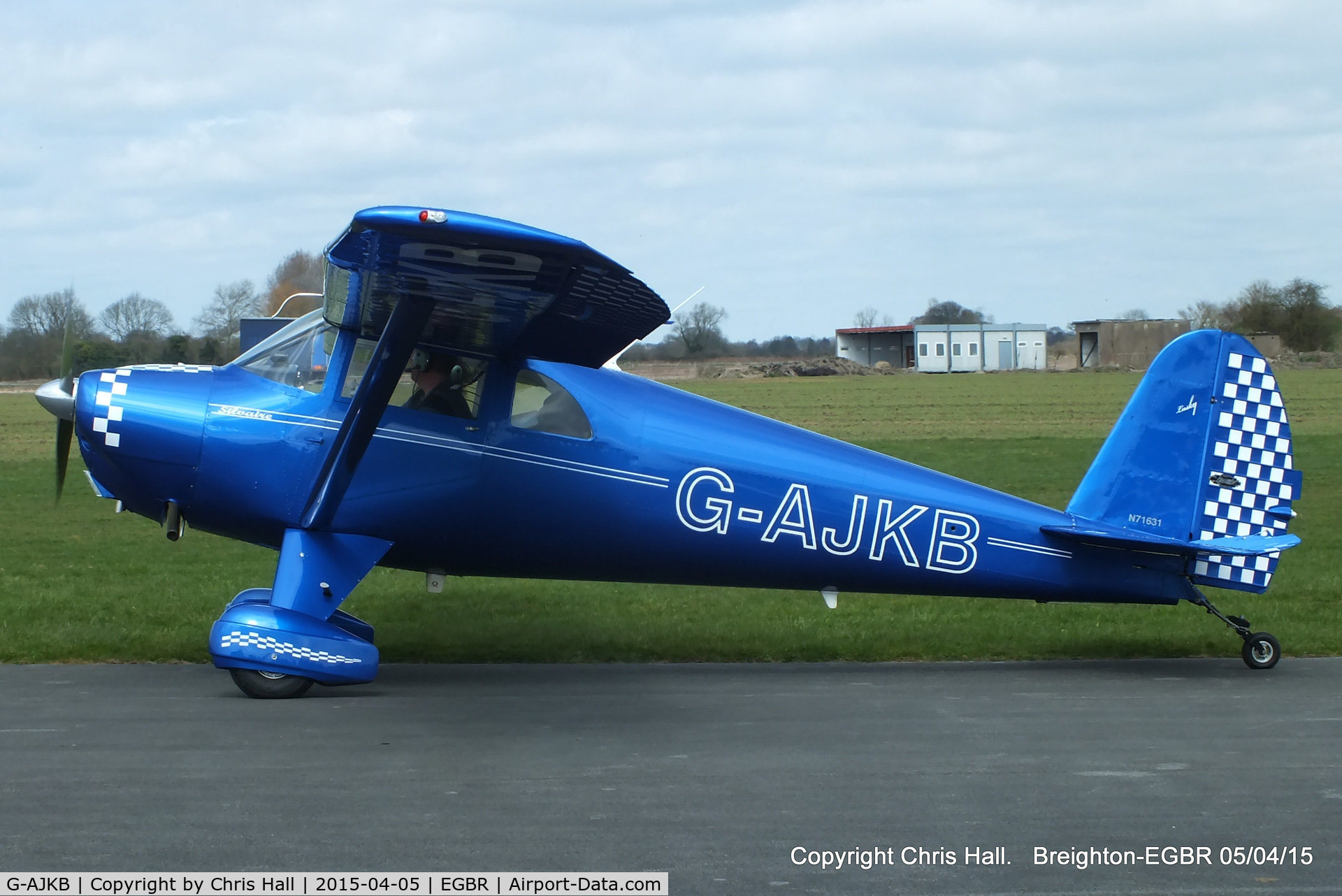 G-AJKB, 1946 Luscombe 8E Silvaire C/N 3058, at the Easter Homebuilt Aircraft Fly-in