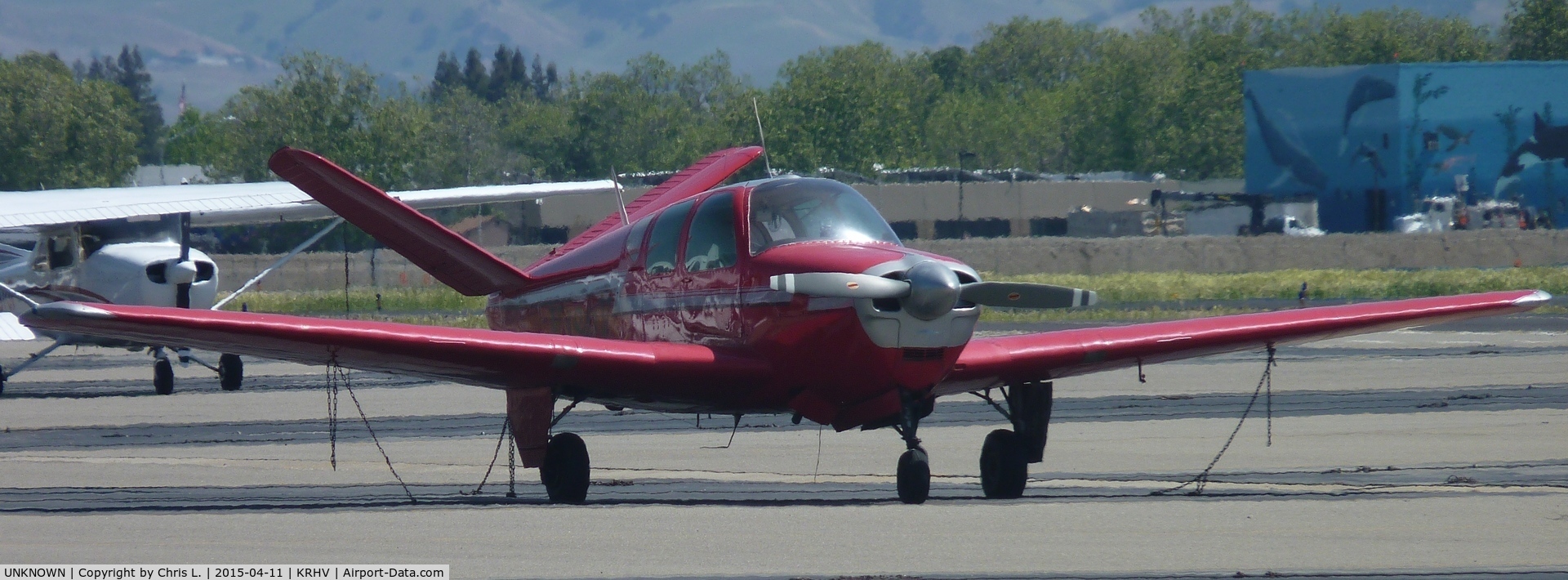 UNKNOWN, Beechcraft V35A Bonanza C/N Unknown, A colorful Beechcraft Bonanza 35 sitting on the ramp at Livermore Municipal Airport.