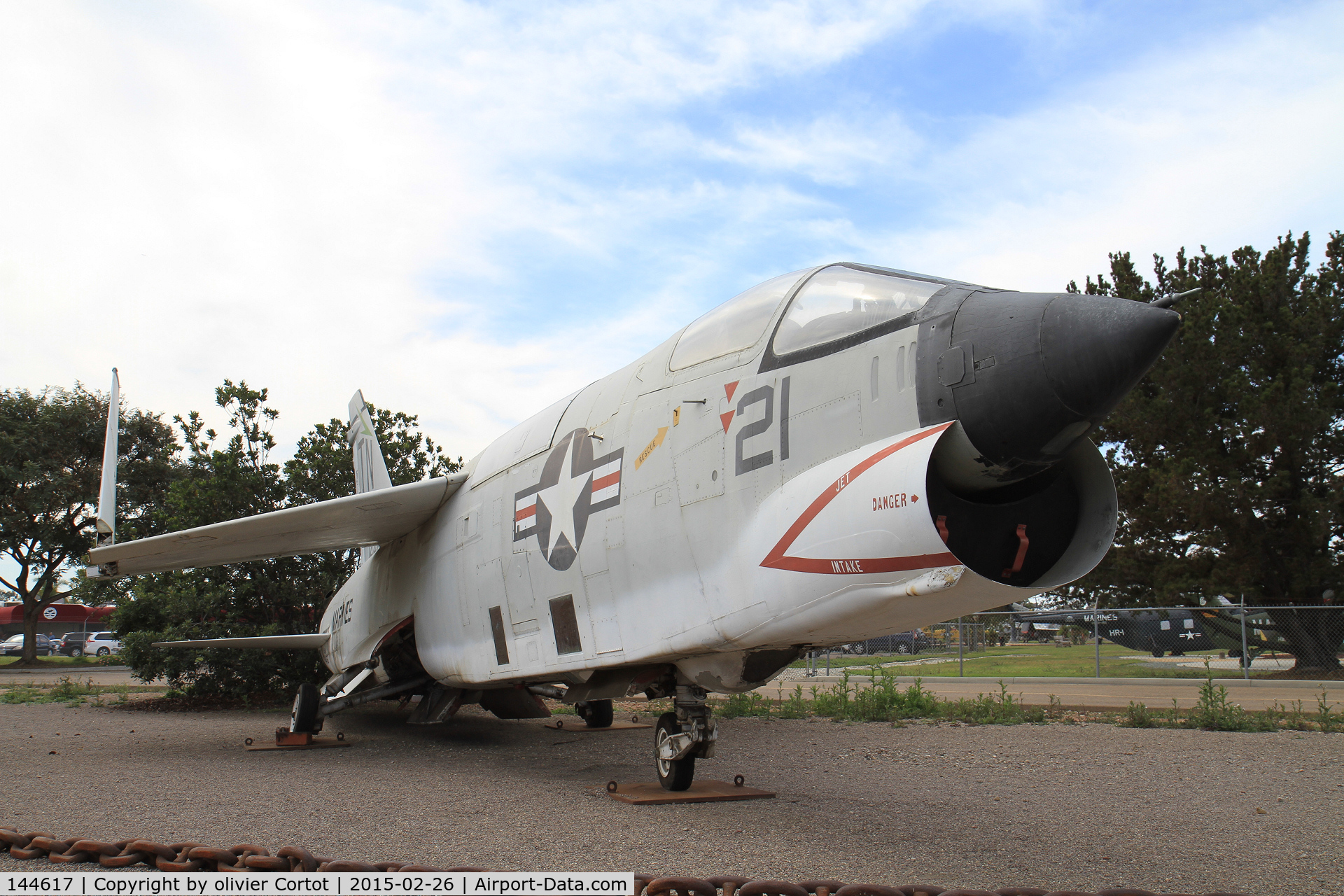 144617, Vought RF-8A Crusader C/N 5533, Miramar museum