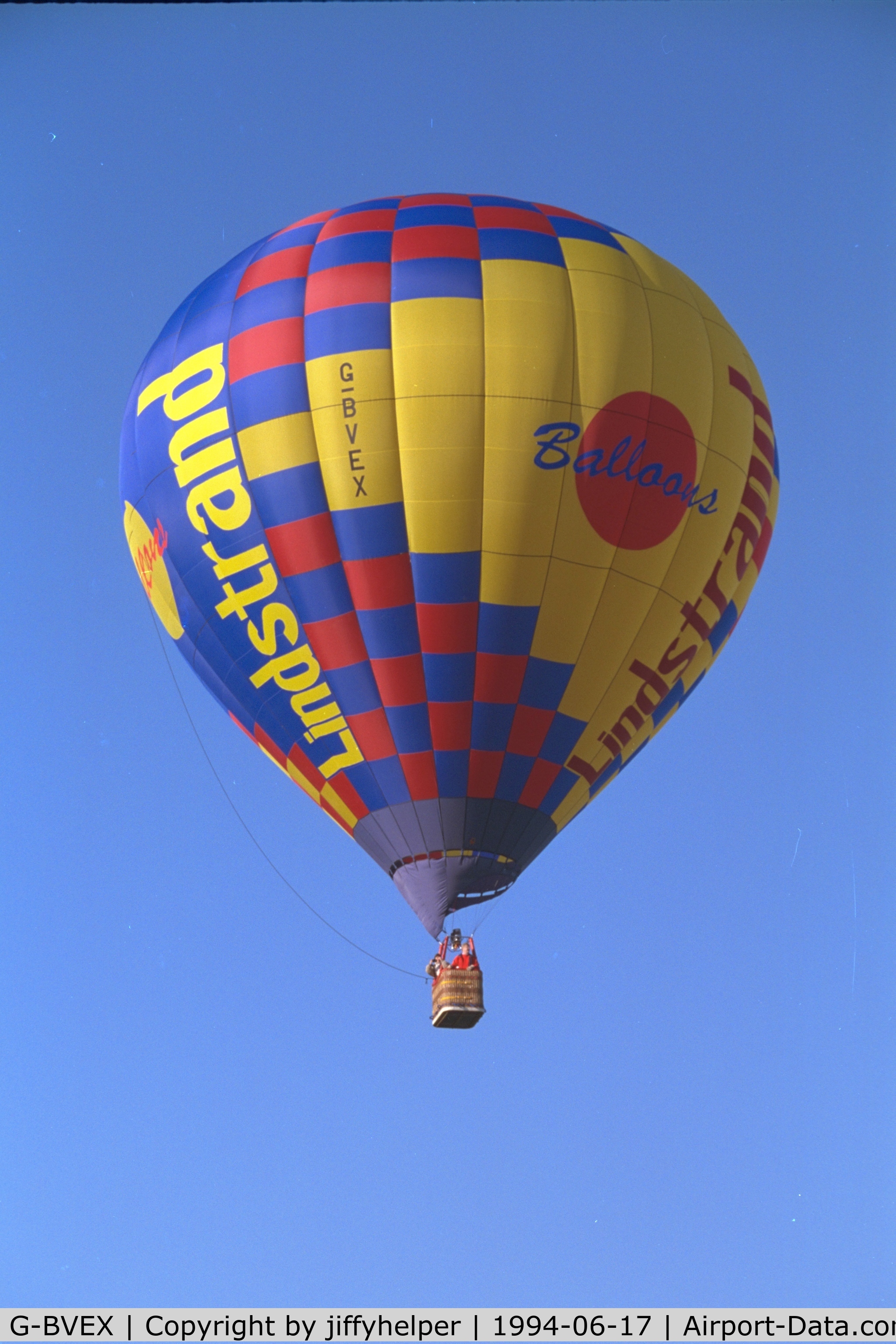 G-BVEX, 1993 Lindstrand Balloons LBL 105A C/N 056, Taken at Leeds Castle