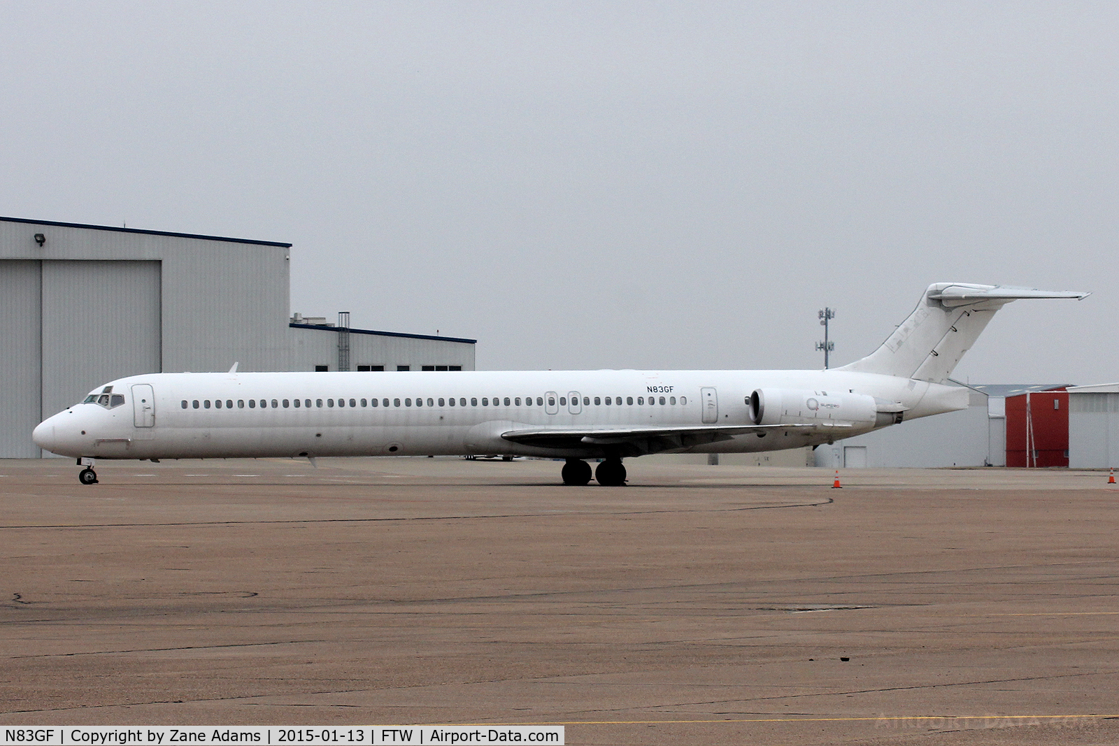 N83GF, 1991 McDonnell Douglas MD-83 (DC-9-83) C/N 49950, At Meacham Field - Fort Worth, TX