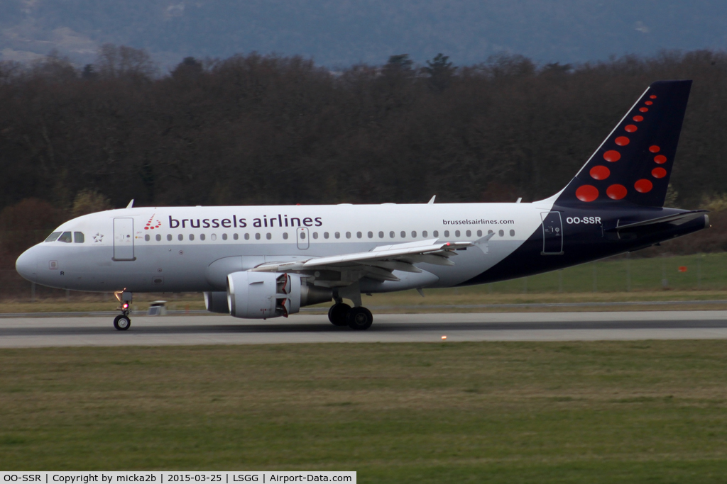 OO-SSR, 2010 Airbus A319-112 C/N 4275, Landing