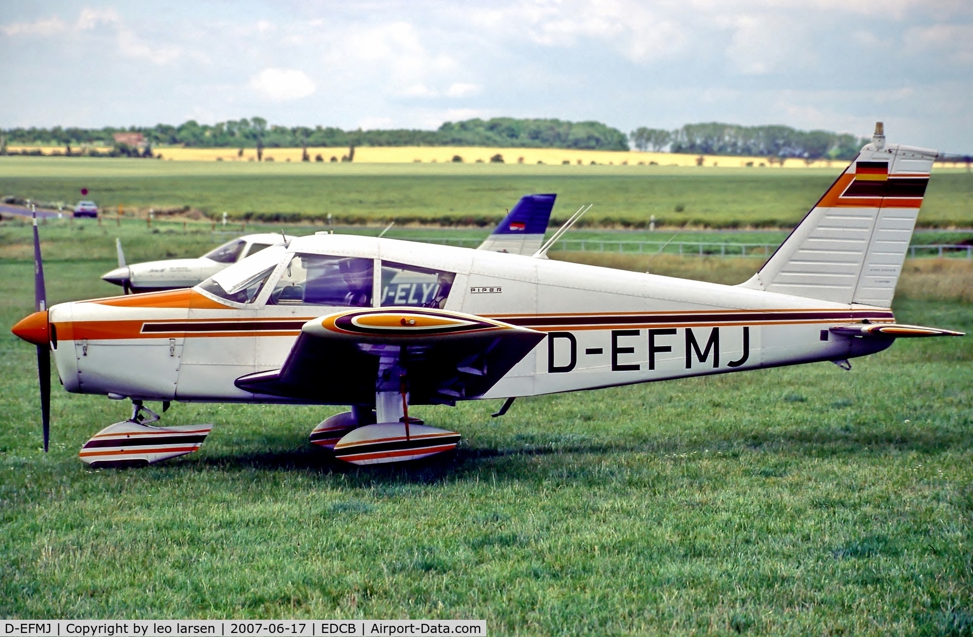 D-EFMJ, 1970 Piper PA-28-140 Cherokee C C/N 28-26832, Ballenstedt Germany 17.6.07