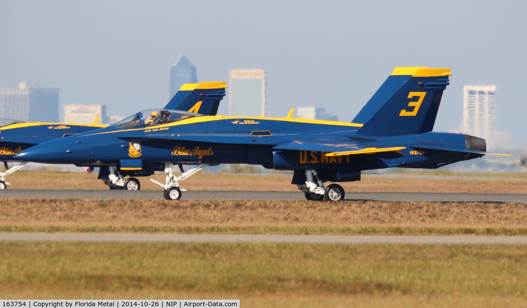 163754, 1989 McDonnell Douglas F/A-18C Hornet C/N 0829/C112, Blue Angels